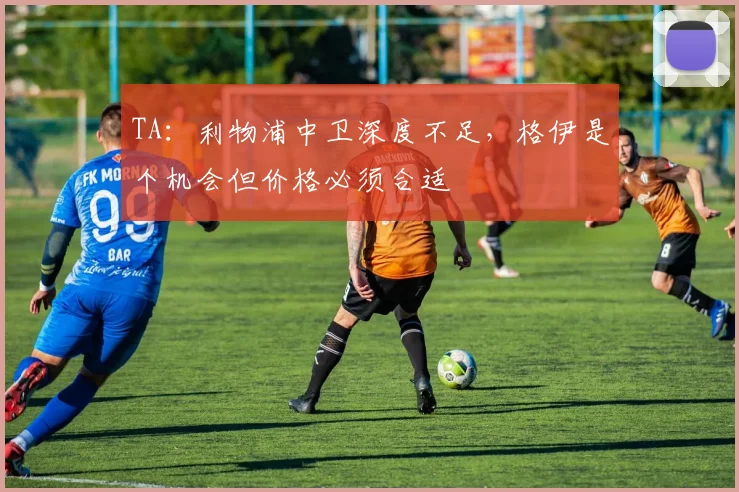 TA：利物浦中卫深度不足，格伊是个机会但价格必须合适